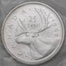 Канада 25 центов 1963 КМ62 BU запайка арт. 30727