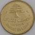Ливан монета 10 пиастров 1969 КМ26 AU арт. 45614