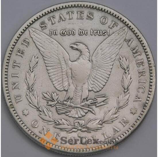 США 1 доллар 1882 S КМ110 VF Морган арт. 39914