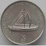 Корея Северная 1/2 чона 2002 КМ192 UNC Корабль  арт. 16880