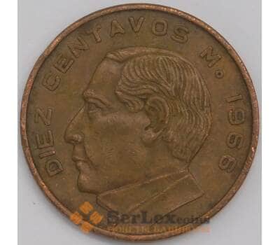 Мексика монета 10 сентаво 1966 КМ433 XF  арт. 41927