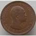 Монета Гана 1 пенни 1958 КМ2 AU арт. 9352