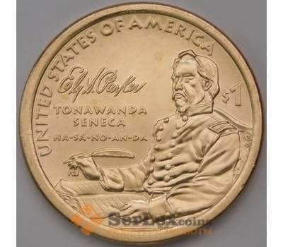 Монета США 1 доллар 2022 D UNC Сакагавея Тонаванда Сенека Эли Паркер  арт. 31401