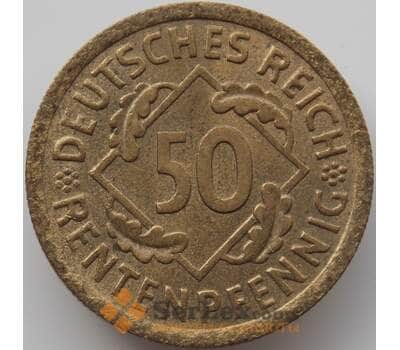 Монета Германия 50 пфеннингов 1924 A КМ41 XF Веймарская Республика арт. 12238