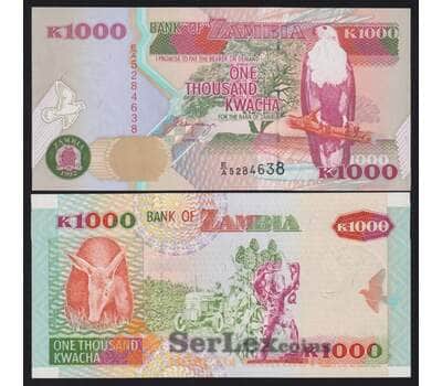 Монета Замбия 1000 Квача 2001 Р40 UNC  арт. 39490