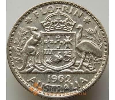 Монета Австралия 1 флорин 1962 КМ60 XF арт. 9287