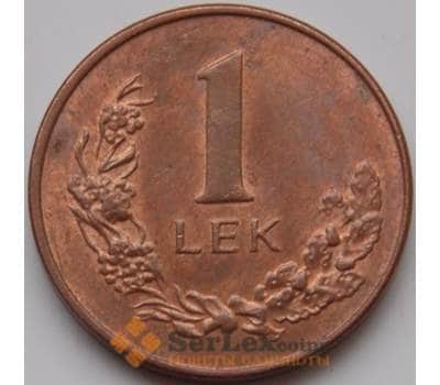 Монета Албания 1 лек 2008-2013 КМ75а AU арт. 8111