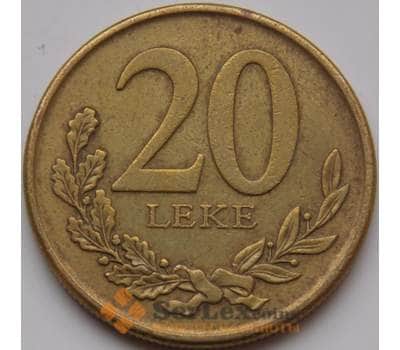 Монета Албания 20 лек 2012 UC1 VF арт. 8114