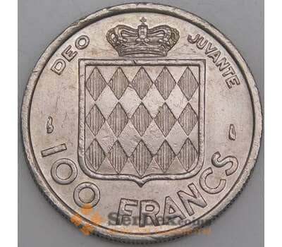 Монета Монако 100 франков 1956 КМ134 XF арт. 14604