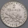 Франция 2 франка 1916 КМ845 UNC арт. 40615