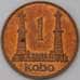 Монета Нигерия 1 кобо 1973 КМ8.1 AU арт. 29270