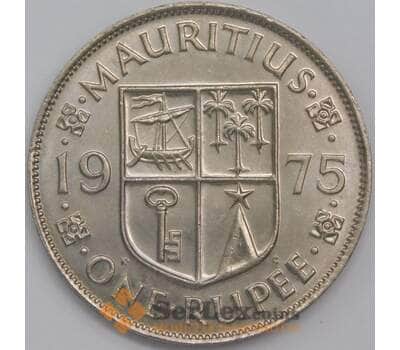 Маврикий 1 рупия 1975 КМ35 UNC арт. 40864