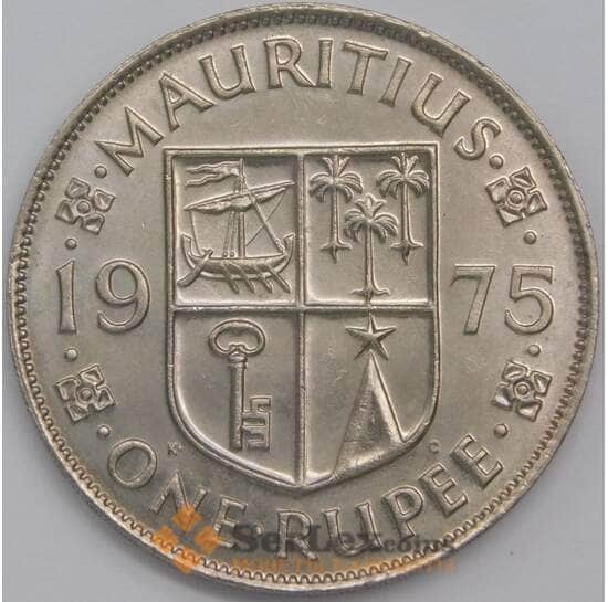 Маврикий 1 рупия 1975 КМ35 UNC арт. 40864