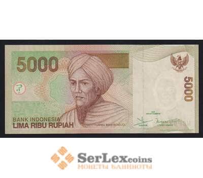 Индонезия 5000 рупий 2001 (2001) Р142а UNC арт. 54651