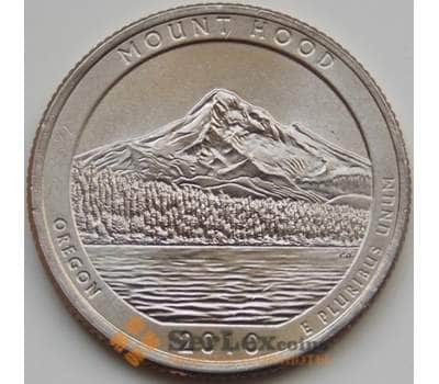 Монета США 25 центов 2010 5 парк Национальный лес Маунт Худ P арт. 7036