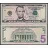 США банкнота 5 долларов 2013 Р539 UNC В - Нью Йорк арт. 48381