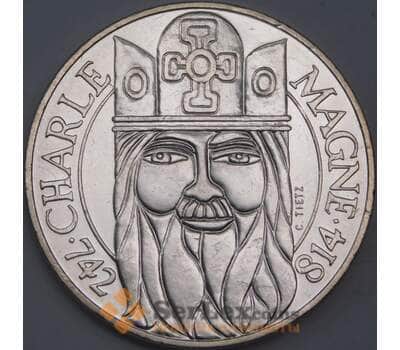 Монета Франция 100 Франков 1990 КМ982 UNC Карл Великий арт. 40411