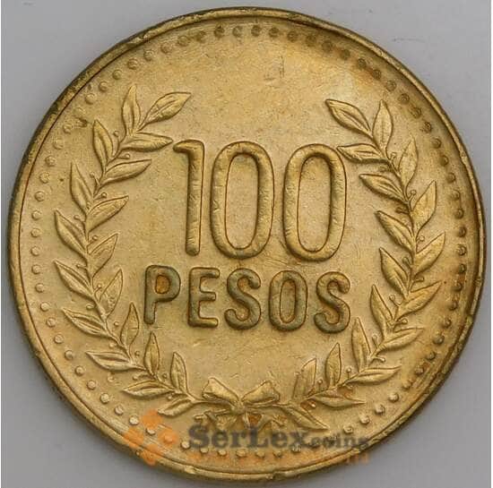 Колумбия монета 100 песо 2010 КМ285 AU арт. 45101