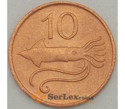 Монета Исландия 10 эйре 1981 КМ25 UNC (n17.19) арт. 21281