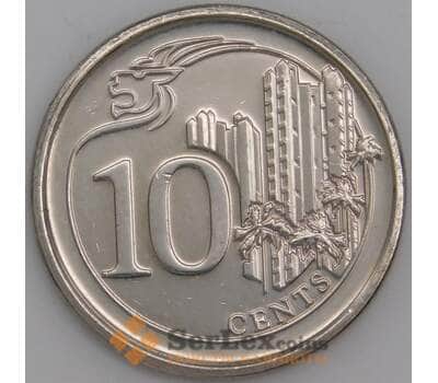 Сингапур монета 10 центов КМ346 2018 UNC арт. 45241