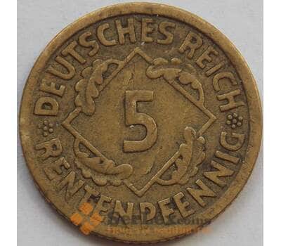 Монета Германия 5 пфеннигов 1924 А КМ39 VF (J05.19) арт. 15051