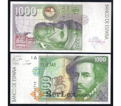 Банкнота Испания 1000 песет 1992 Р163 aUNC мультилот арт. 39978