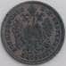 Австрия монета 1 крейцер 1881 КМ2186 AU арт. 45992