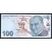 Турция 100 лир 2009(2022) Р226е UNC арт. 52282