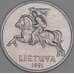Литва 2 цента 1991 КМ86 UNC арт. 53325