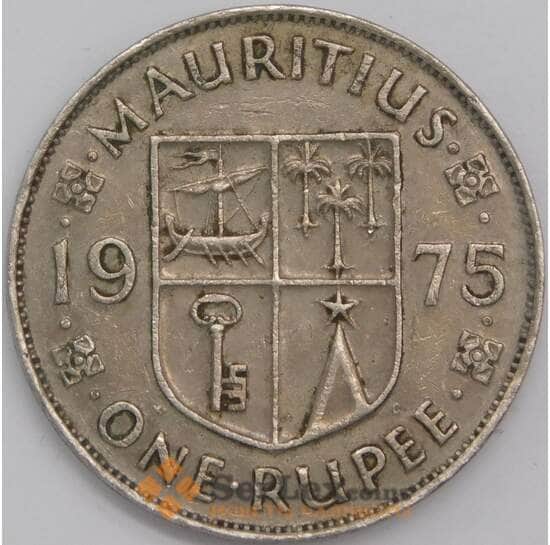 Маврикий 1 рупия 1975 КМ35 VF арт. 40884