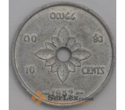 Монета Лаос 10 сантимов 1952 КМ4 XF арт. 39131