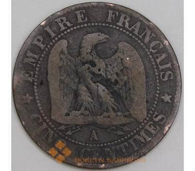 Франция 5 сантимов 1857 А КМ777 G арт. 55058