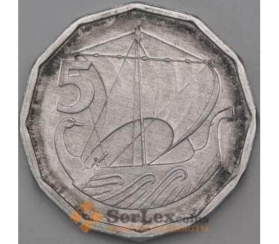 Монета Кипр 5 милс 1981 КМ50.1 XF арт. 26943