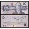 Канада 10 долларов 1989 Р96b UNC Bonin & Thiessen арт. 51756