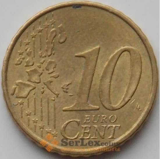 Франция 10 евроцентов 1999 КМ1285 XF+ арт. 12538