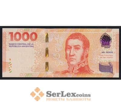 Аргентина 1000 песо ND 2023 РW367 UNC арт. 51862