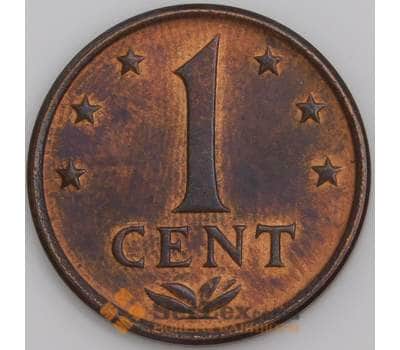 Нидерландские Антиллы монета 1 цент 1974 КМ8 aUNC арт. 47687