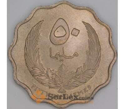 Ливия 50 миллим 1965 KM10 UNC арт. 53283