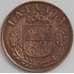 Монета Латвия 2 сантима 1939 КМ11.2 XF+ арт. 12514