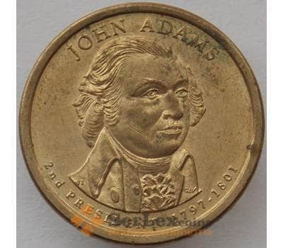 Монета США 1 доллар 2007 P КМ402 aUNC президент Джон Адамс арт. 15414