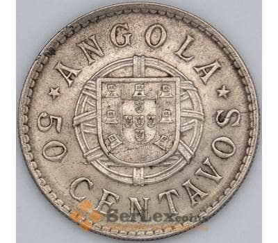 Монета Ангола 50 сентаво 1923 КМ65 XF+ (J05.19) арт. 17691