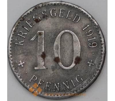 Германия Нотгельд 10 пфеннигов 1919 Менден арт. 23239