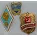 Набор значков 3 шт Ромб университет, Дружинник арт. 39022