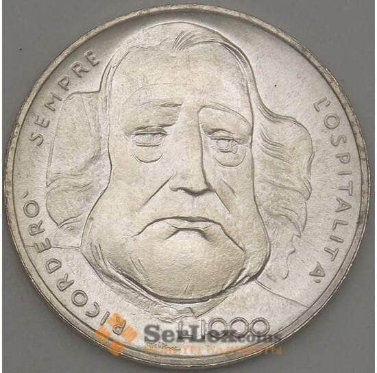 Сан-Марино 1000 лир 1982 КМ141 UNC (n17.19) арт. 21420