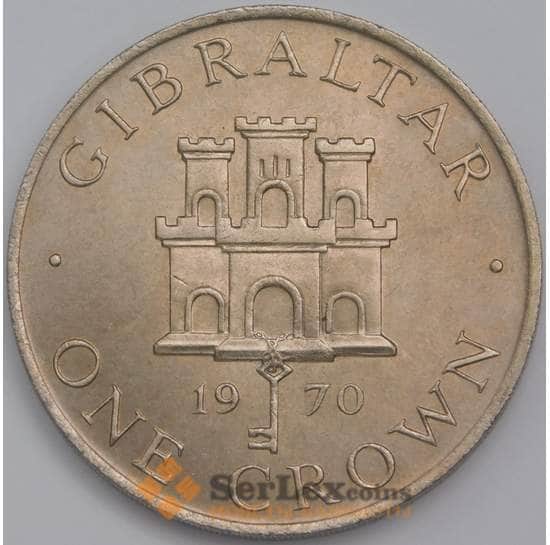 Гибралтар 1 крона 1970 КМ4 aUNC арт. 40139