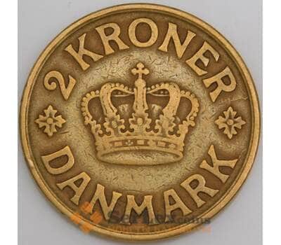 Дания монета 2 кроны 1925 КМ825 VF арт. 47164
