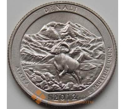Монета США 25 центов 2012 15 Национальный парк Денали D арт. 7018
