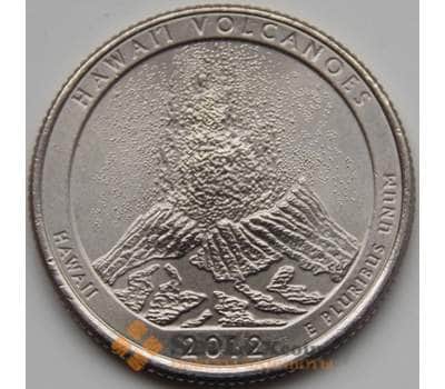 Монета США 25 центов 2012 14 парк Хавайи-Волкейнос D арт. 7021