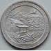Монета США 25 центов 2014 21 Национальный парк Грейт-Смоки-Маунтинс D арт. 7028