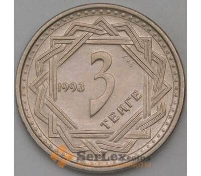 Монета Казахстан 3 тенге 1993 AU арт. 29764